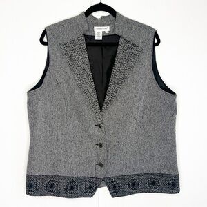 Coldwater Creek Embroidered Vest